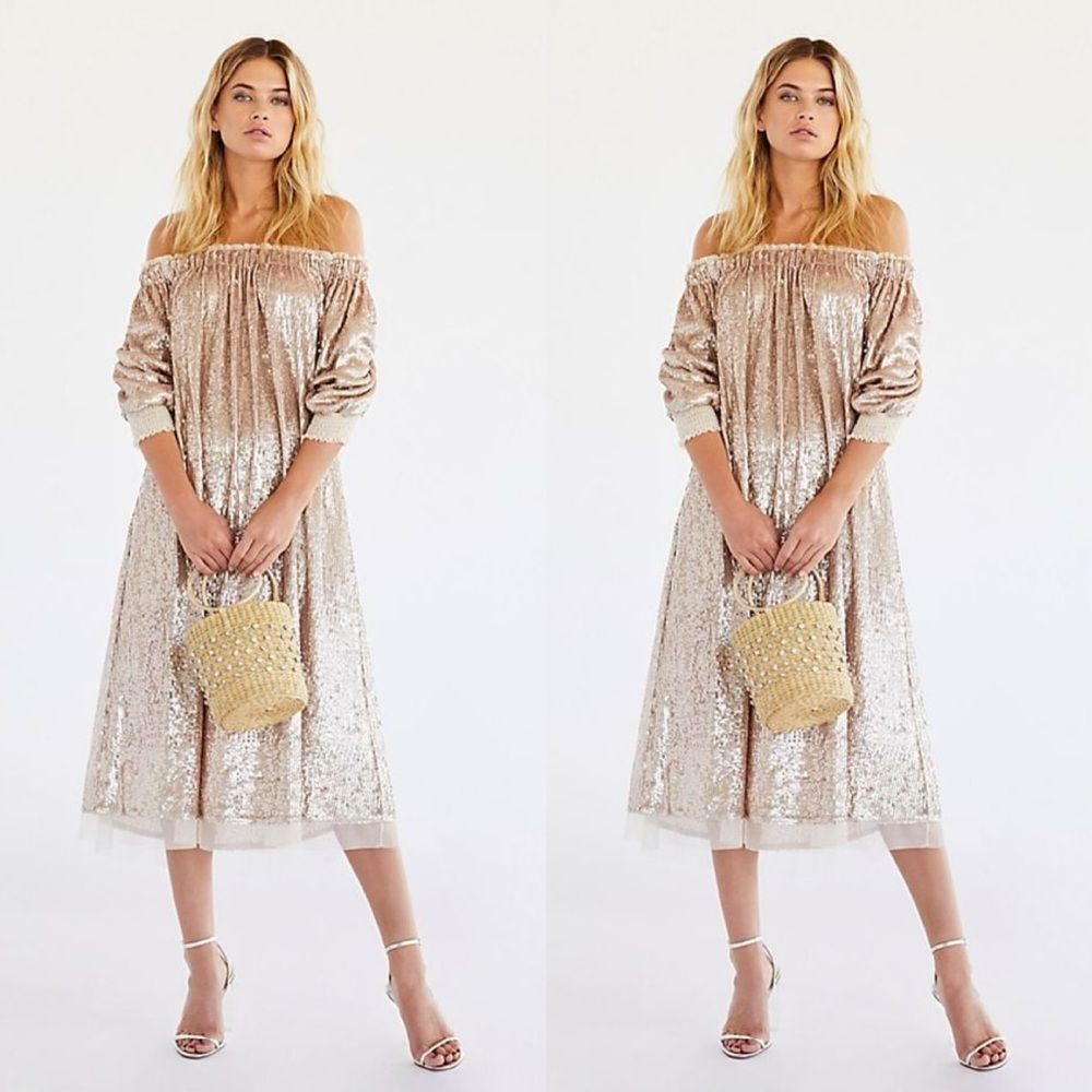 Free People Emilia Sequin Dress